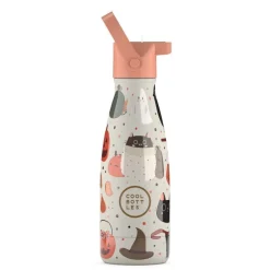 Cool Bottles Botella Acero Trick or Treat 260ml ·* Botellas De Agua Termo|Botellas De Agua Para El Cole·Botellas Termo