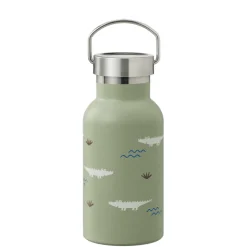 Fresk Botella Acero Térmica Cocodrilo 350ml ·* Botellas De Agua Termo|Botellas De Agua Para El Cole·Botellas Termo