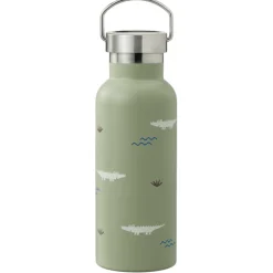 Fresk Botella Acero Térmica Cocodrilo 500ml ·* Botellas De Agua Termo|Botellas De Agua Para El Cole·Botellas Termo