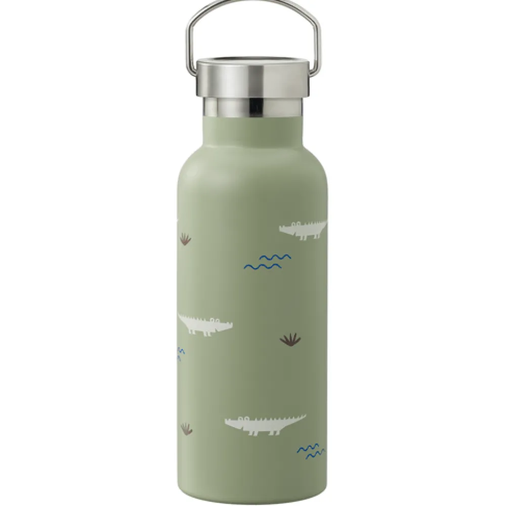 Fresk Botella Acero Térmica Cocodrilo 500ml ·* Botellas De Agua Termo|Botellas De Agua Para El Cole·Botellas Termo