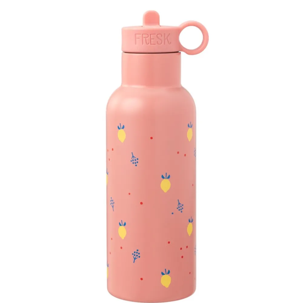 Fresk Botella Acero Térmica Limones 500ml ·* Botellas De Agua Termo|Botellas De Agua Para El Cole·Botellas Termo