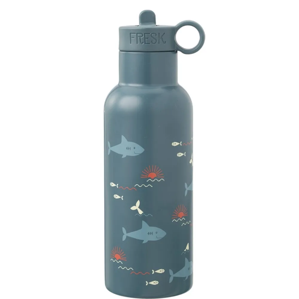 Fresk Botella Acero Térmica Tiburón 500ml ·* Botellas De Agua Termo|Botellas De Agua Para El Cole·Botellas Termo