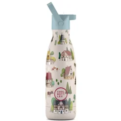 Cool Bottles Botella Acero Tudor Village 350ml ·* Botellas De Agua Termo|Botellas De Agua Para El Cole·Botellas Termo