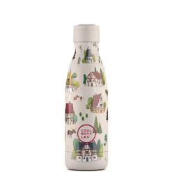 Cool Bottles Botella Acero Tudor Village 350ml ·* Botellas De Agua Termo|Botellas De Agua Para El Cole·Botellas Termo