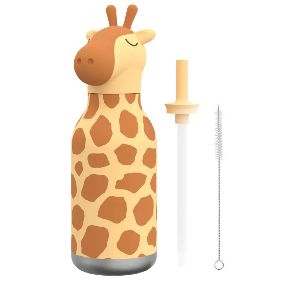 Asobu Botella Bestie Girafa 460ml ·* Botellas De Agua Termo|Botellas De Agua Para El Cole·Botellas Termo