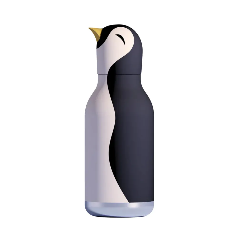 Asobu Botella Bestie Pingüino 460ml ·* Botellas De Agua Termo|Botellas De Agua Para El Cole·Botellas Termo