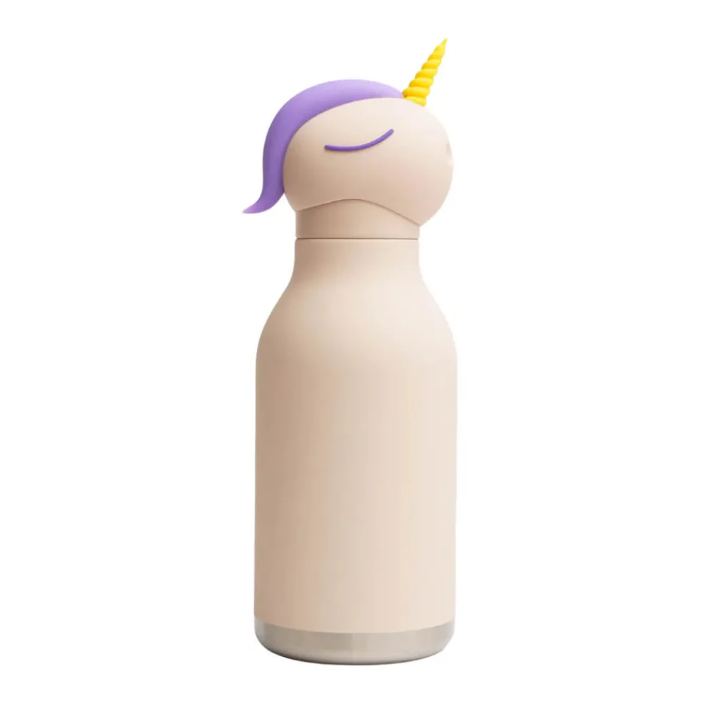 Asobu Botella Bestie Unicorn 460ml ·* Botellas De Agua Termo|Botellas De Agua Para El Cole·Botellas Termo