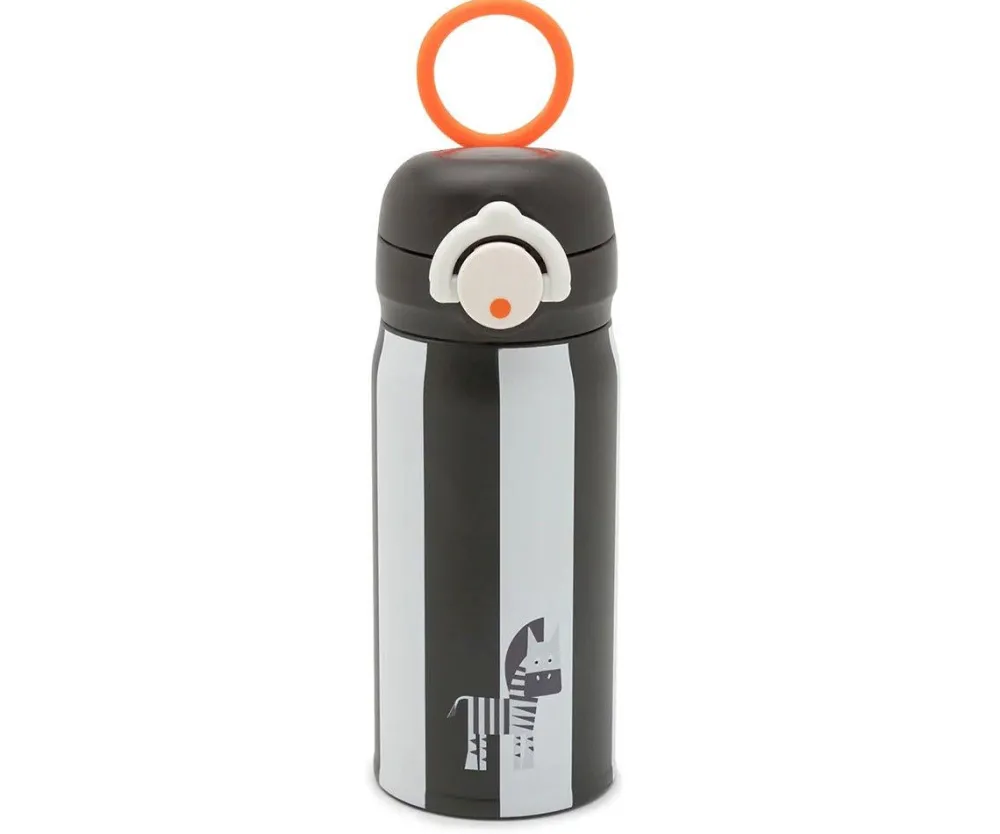 Noui Noui Botella de Acero Térmica Zebra* Botellas De Agua Termo|Botellas De Agua Para El Cole·Botellas Termo