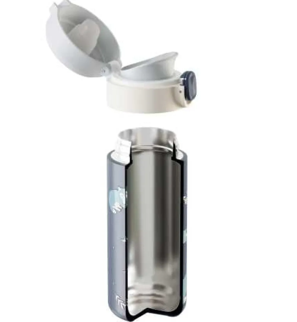 Monbento Botella de Acero Térmica Pop Wolf ·* Botellas De Agua Termo|Botellas De Agua Para El Cole·Botellas Termo