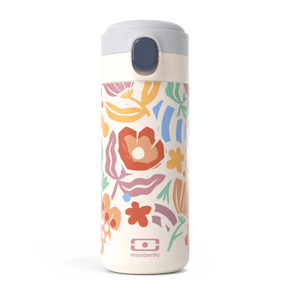 Monbento Botella de Acero Térmica Pop Paper Cut ·* Botellas De Agua Termo|Botellas De Agua Para El Cole·Botellas Termo