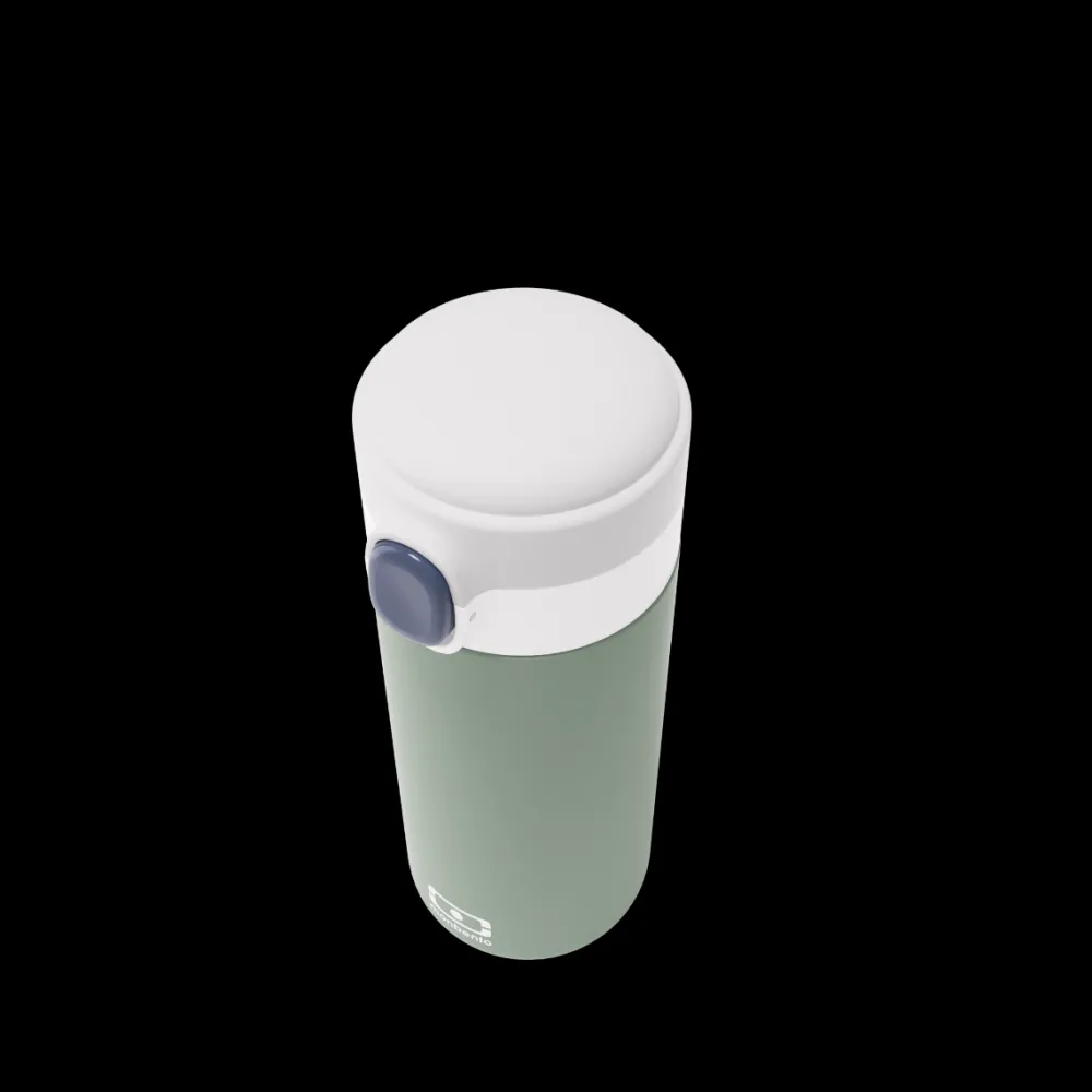 Monbento Botella de Acero Térmica Pop Green ·* Botellas De Agua Termo|Botellas De Agua Para El Cole·Botellas Termo