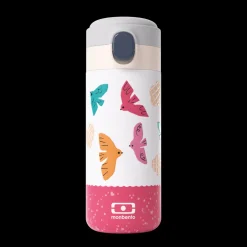 Monbento Botella de Acero Térmica Pop Birds ·* Botellas De Agua Termo|Botellas De Agua Para El Cole·Botellas Termo