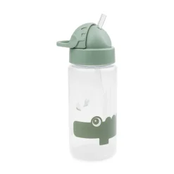 Done by Deer Botella Plástico Croco Green 350 ml. ·* Botellas De Agua De Plástico|Botellas De Agua Para El Cole·Botellas De Plástico