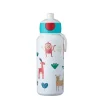 Mepal Botella Pop-up Campus 400 ml Animal Friends ·* Botellas De Agua De Plástico|Botellas De Agua Para El Cole·Botellas De Plástico
