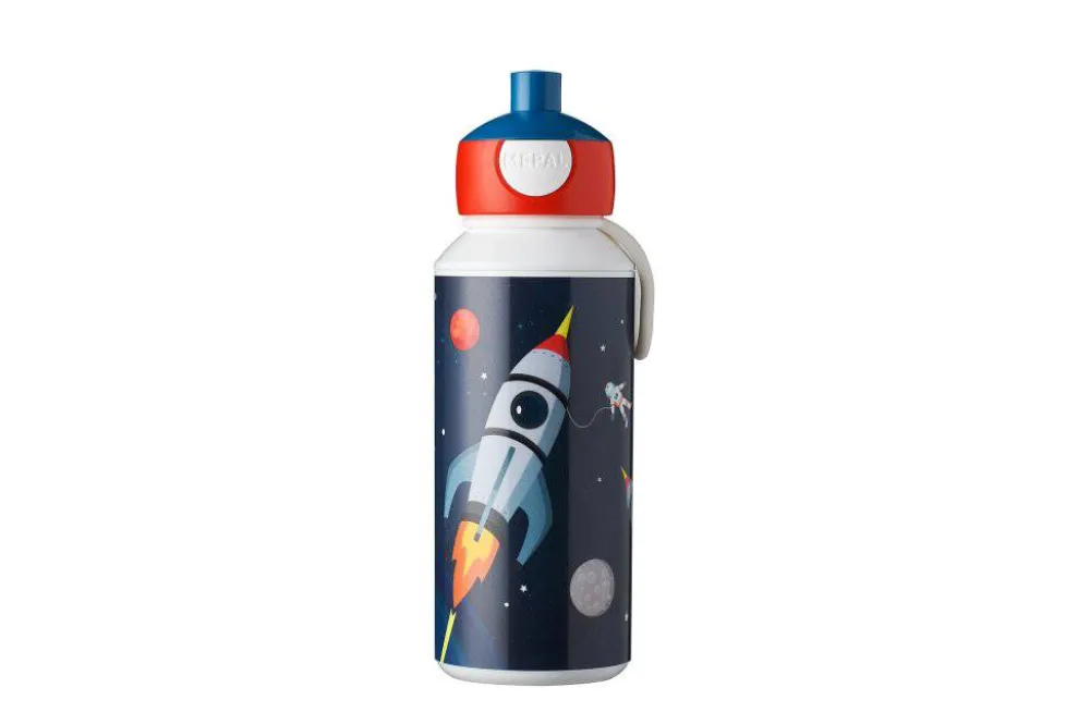 Mepal Botella Pop-up Campus 400 ml Space ·* Botellas De Agua De Plástico|Botellas De Agua Para El Cole·Botellas De Plástico