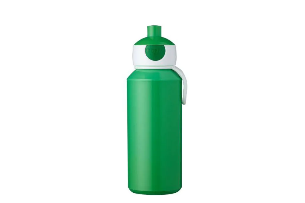 Mepal Botella Pop-up Campus 400 ml Green ·* Botellas De Agua De Plástico|Botellas De Agua Para El Cole·Botellas De Plástico