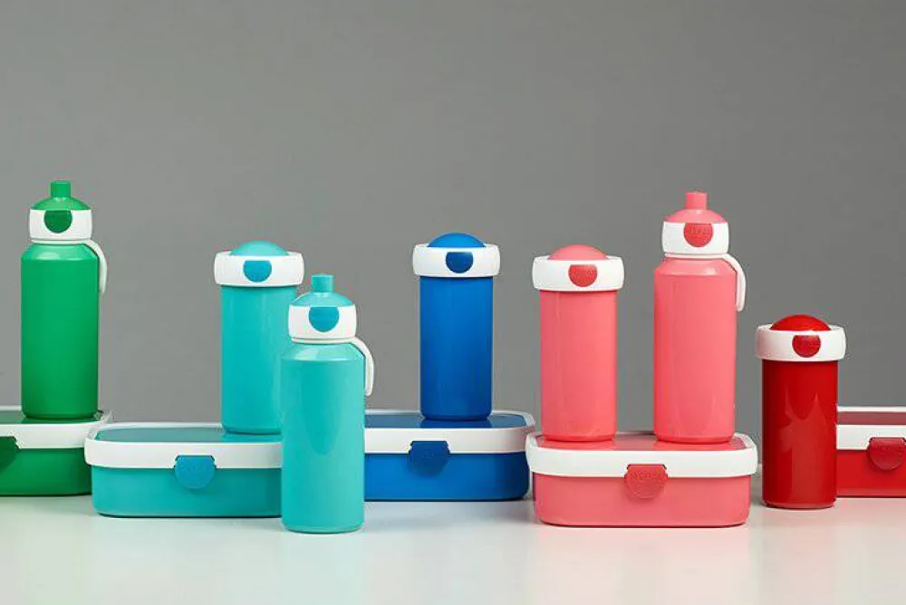 Mepal Botella Pop-up Campus 400 ml Green ·* Botellas De Agua De Plástico|Botellas De Agua Para El Cole·Botellas De Plástico
