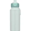 Mepal Botella Pop-up Campus 400 ml Menta Cool ·* Botellas De Agua De Plástico|Botellas De Agua Para El Cole·Botellas De Plástico