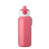 Mepal Botella Pop-up Campus 400 ml Pink ·* Botellas De Agua De Plástico|Botellas De Agua Para El Cole·Botellas De Plástico