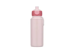 Mepal Botella Pop-up Campus 400 ml Rosa claro ·* Botellas De Agua De Plástico|Botellas De Agua Para El Cole·Botellas De Plástico
