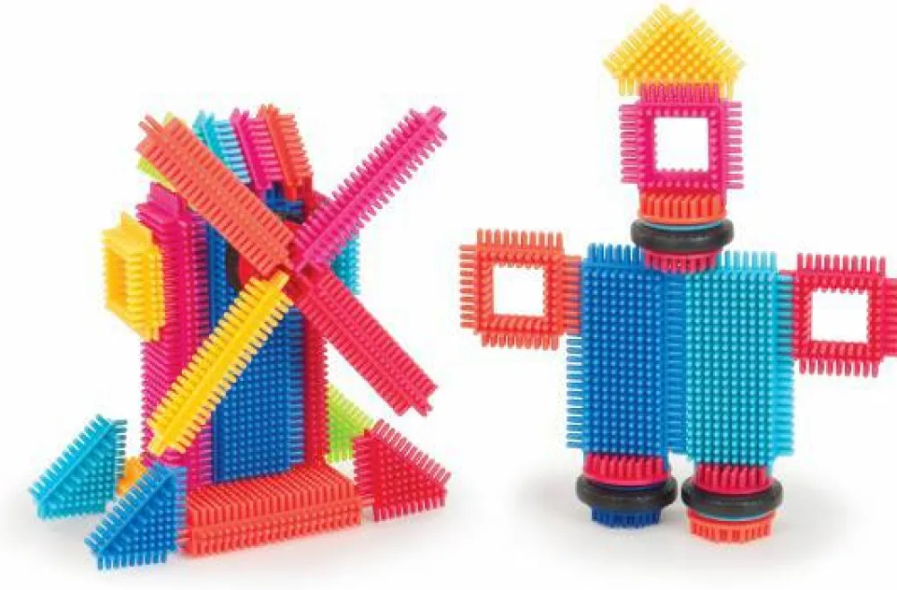 Bristle Blocks · Caja de 36 pzas.*Niños Juguetes Y Juegos Motricidad Fina