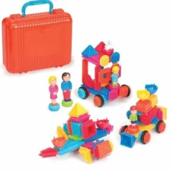 Bristle Blocks · Maletin 85 pzas.*Niños Juguetes Y Juegos Motricidad Fina