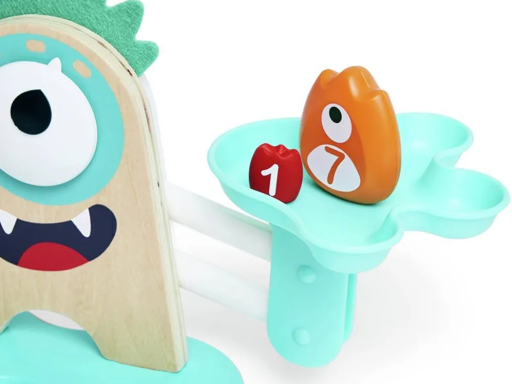 Hape Báscula Matemática Monstruosa ·*Niños Juguetes Waldorf|Juguetes Montessori