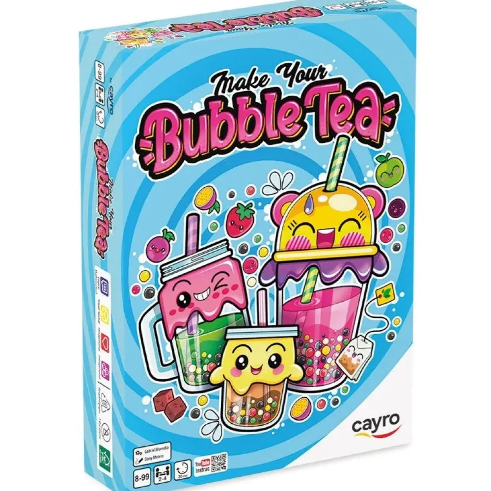 Cayro Bubble Tea ·*Niños Juegos De Mesa De Viaje|Juegos De Cartas
