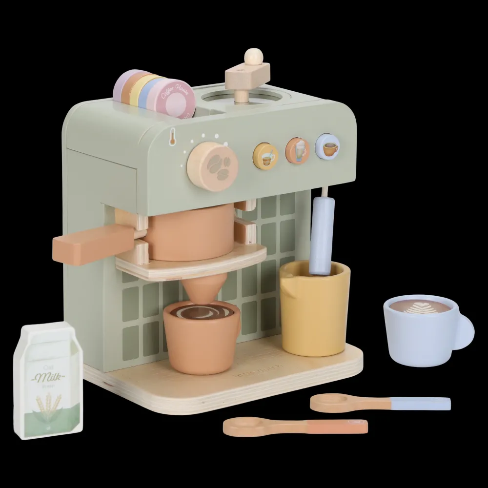 Little Dutch Cafetera Grande FSC ·*Niños Cocinas De Madera Y Accesorios Juguete|Juguetes Waldorf