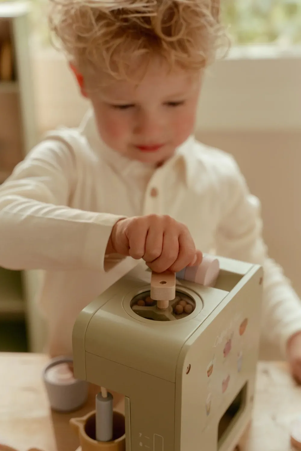 Little Dutch Cafetera Grande FSC ·*Niños Cocinas De Madera Y Accesorios Juguete|Juguetes Waldorf