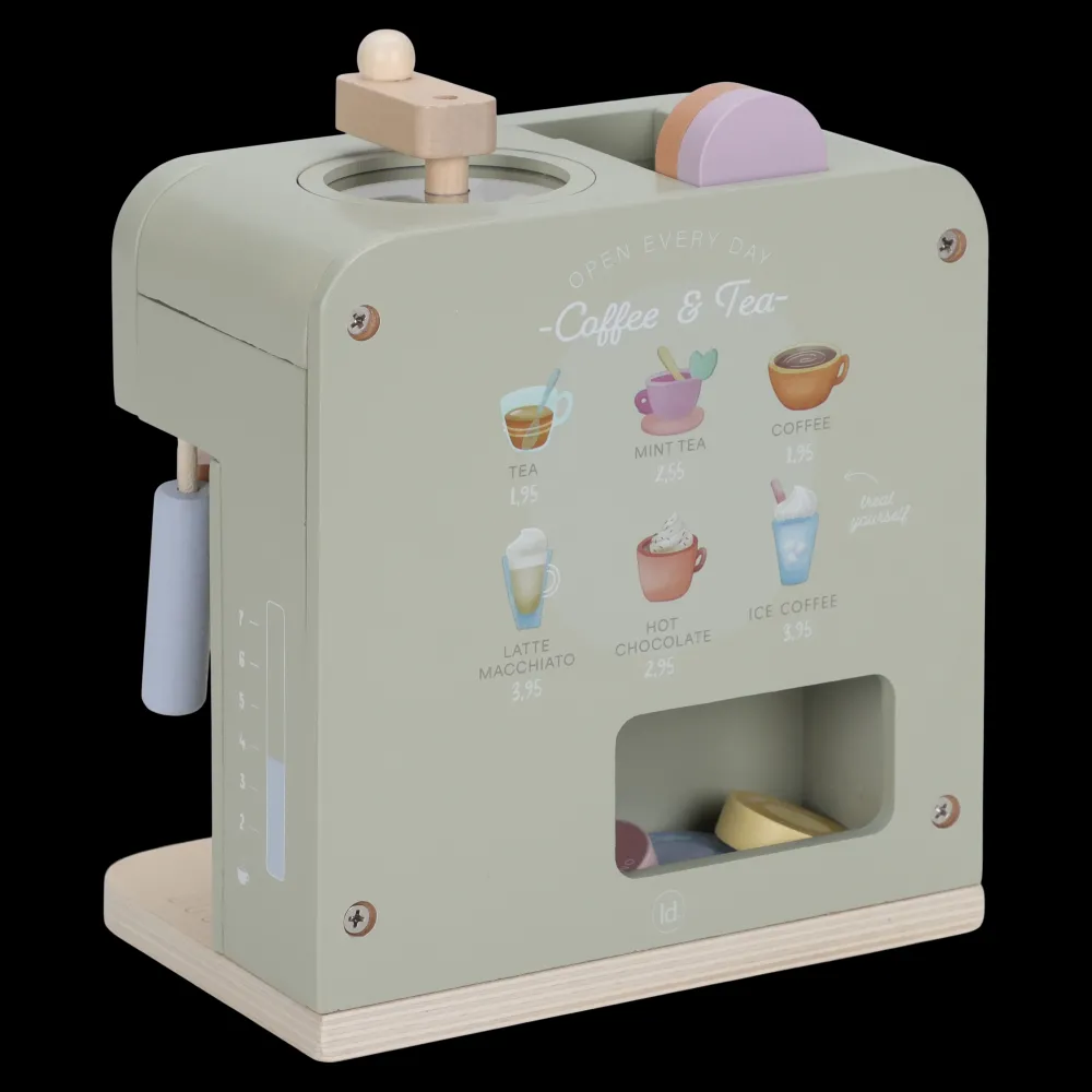 Little Dutch Cafetera Grande FSC ·*Niños Cocinas De Madera Y Accesorios Juguete|Juguetes Waldorf