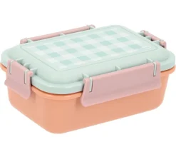 Tutete Caja Almuerzo Bento Big Stripes Apricot* Cajas De Almuerzo Infantil·Sin Compartimentos