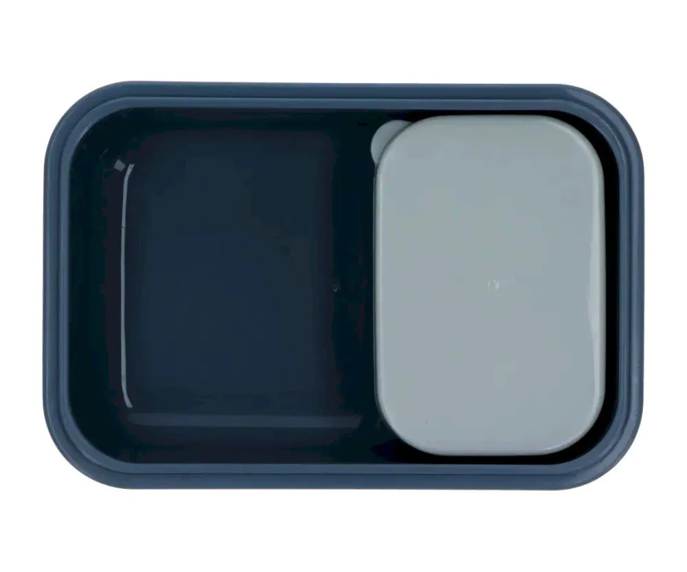 Tutete Caja Almuerzo Bento Leaves Blue* Cajas De Almuerzo Infantil·Con Compartimentos