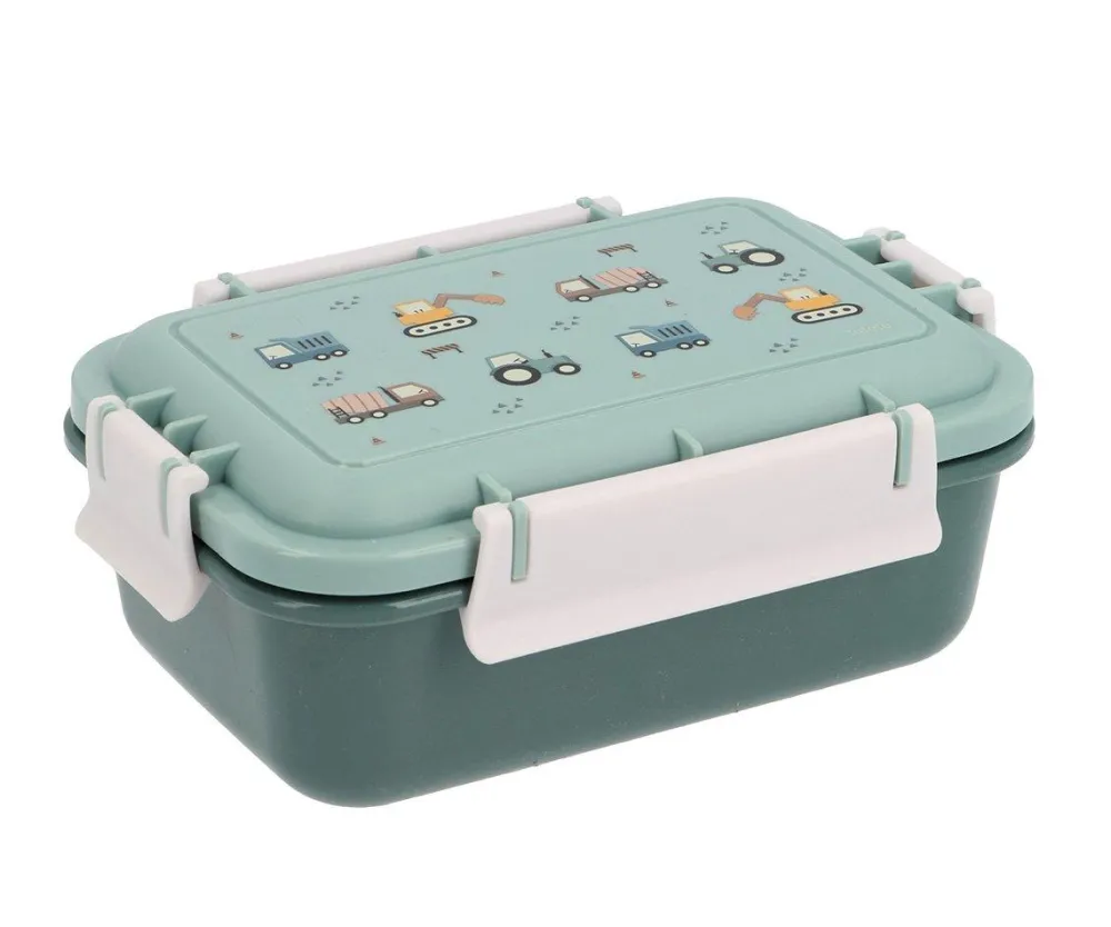 Tutete Caja Almuerzo Bento Trucks* Cajas De Almuerzo Infantil·Con Compartimentos