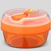 Carl Oscar Caja Almuerzo con Tapa Refrigerante N'ice Cup Naranja ·* Cajas De Almuerzo Infantil·Tuppers Fresquitos|Cajas De Almuerzo Infantil·Con Compartimentos