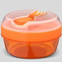 Carl Oscar Caja Almuerzo con Tapa Refrigerante N'ice Cup Naranja ·* Cajas De Almuerzo Infantil·Tuppers Fresquitos|Cajas De Almuerzo Infantil·Con Compartimentos