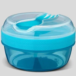 Carl Oscar Caja Almuerzo con Tapa Refrigerante N'ice Cup Turquesa ·* Cajas De Almuerzo Infantil·Tuppers Fresquitos|Cajas De Almuerzo Infantil·Con Compartimentos