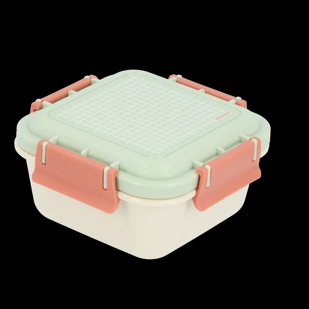 Tutete Caja Almuerzo Grande Big Stripes Sage* Cajas De Almuerzo Infantil·Sin Compartimentos