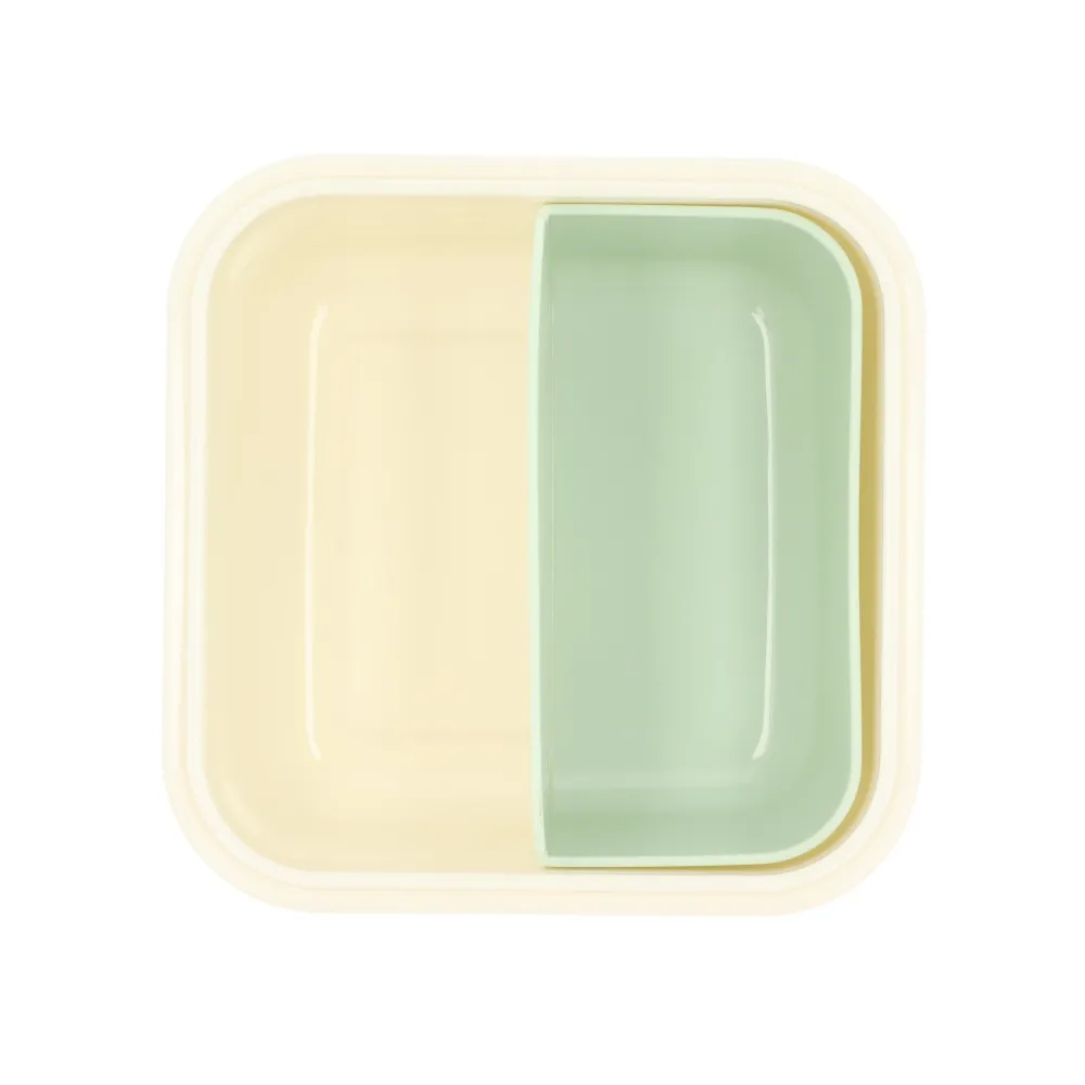 Tutete Caja Almuerzo Grande Big Stripes Sage* Cajas De Almuerzo Infantil·Sin Compartimentos
