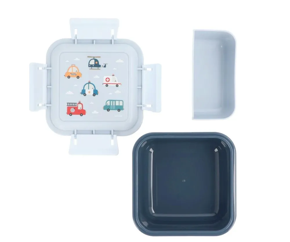 Tutete Caja Almuerzo Grande City Cars* Cajas De Almuerzo Infantil·Sin Compartimentos