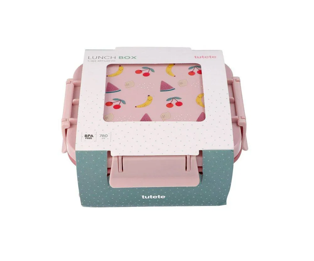 Tutete Caja Almuerzo Grande Fruits* Cajas De Almuerzo Infantil·Sin Compartimentos