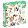Djeco Caja Creativa Crea animales de la Jungla ·*Niños Kit De Manualidades