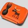 Carl Oscar Caja de Almuerzo N'ice Box Kids Reno Naranja ·* Cajas De Almuerzo Infantil·Tuppers Fresquitos|Cajas De Almuerzo Infantil·Con Compartimentos