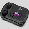Carl Oscar Caja de Almuerzo N'ice Box Kids Araña Grey ·* Cajas De Almuerzo Infantil·Tuppers Fresquitos|Cajas De Almuerzo Infantil·Con Compartimentos