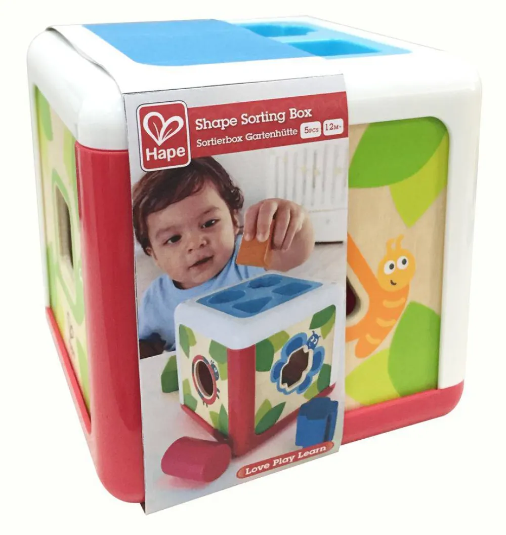 Hape Caja de Formas ·*Niños Juguetes Waldorf|Juguetes Montessori