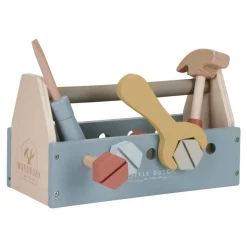 Little Dutch Caja de Herramientas Azul ·*Niños Herramientas De Juguete|Banco De Herramientas De Juguete