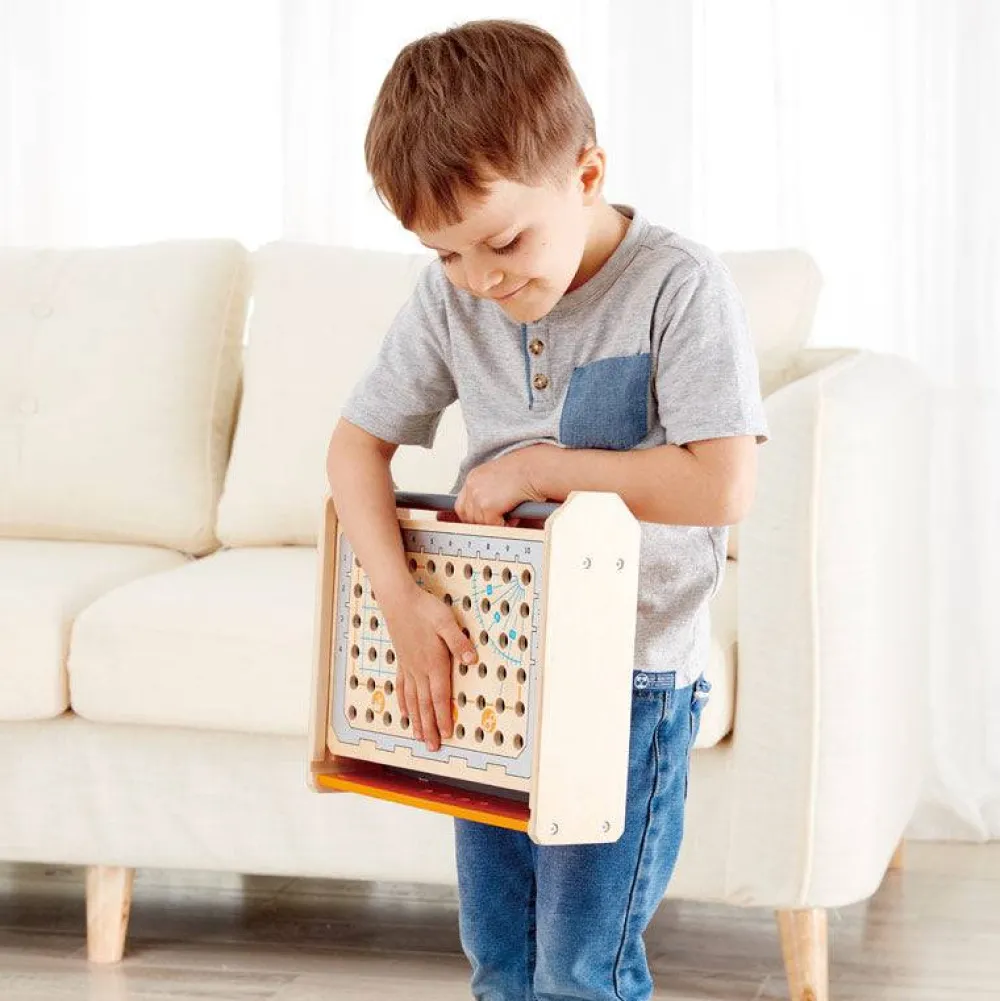 Hape Caja de Herramientas para Experimentos Científicos ·*Niños Herramientas De Juguete|Banco De Herramientas De Juguete
