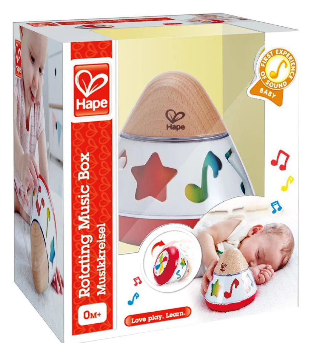 Hape Caja de música giratoria ·*Niños Juguetes Montessori|Juguetes Musicales