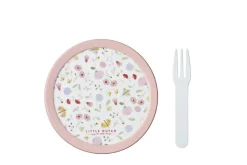 Mepal Caja fruta campus Flores y Mariposas ·* Cajas De Almuerzo Infantil·Con Compartimentos|Cajas De Almuerzo Infantil·Sin Compartimentos