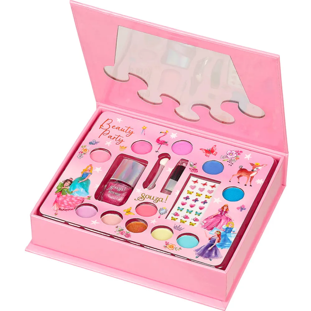 Souza Caja regalo Corona ·*Niños Maletín De Maquillaje Para Niñas Y Niños|Disfraces Infantiles